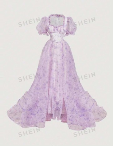 Rochie de ocazie Shein, mix culori