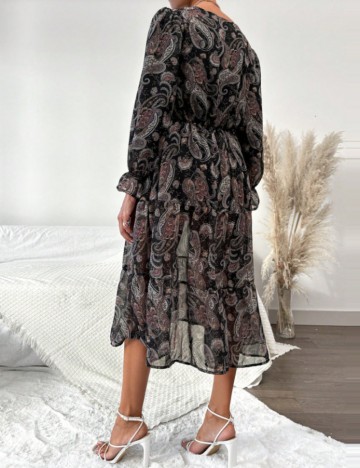 Rochie midi Shein, mix culori