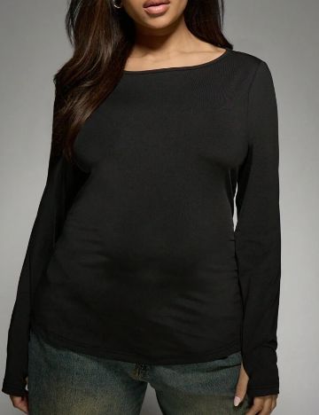 Bluză Shein Curve+, negru