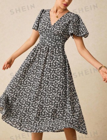 Rochie maxi Shein, mix culori