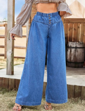 Pantaloni Shein, albastru
