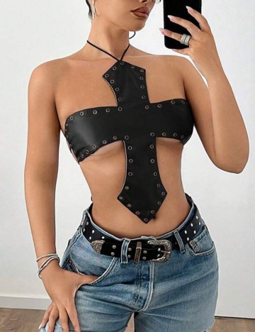 Top Shein, negru