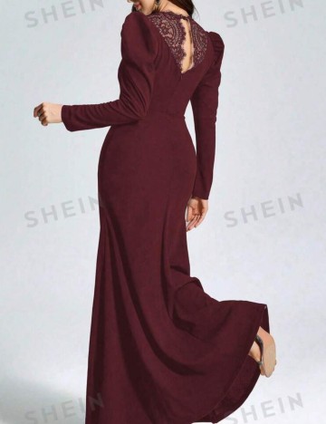 Rochie maxi Shein, vișiniu