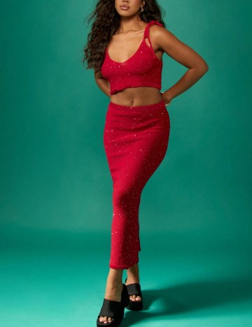 Compleu Missguided by Shein, roșu
