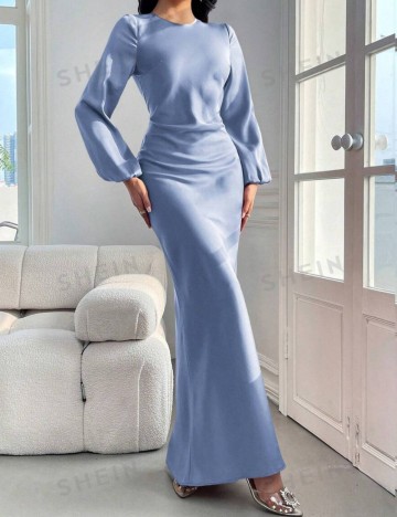 Rochie maxi Shein, albastru