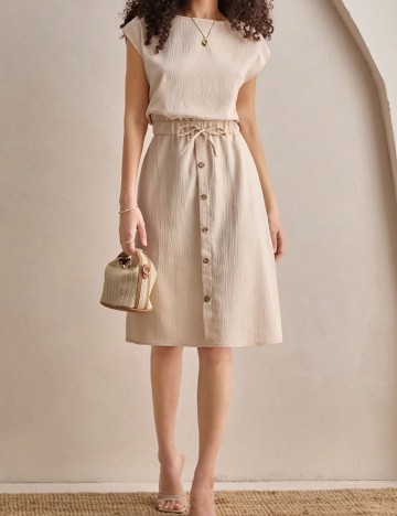 Rochie mini Shein, bej
