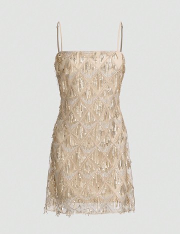 Rochie mini Shein, crem
