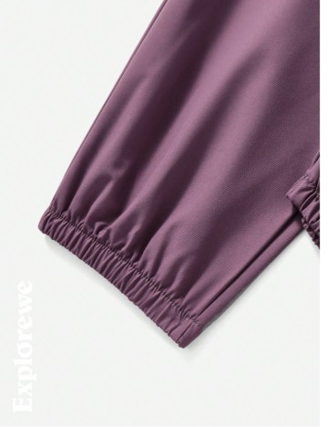 Pantaloni Shein, mov
