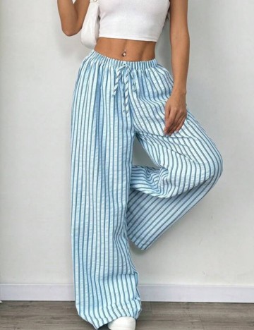 Pantaloni Shein, albastru