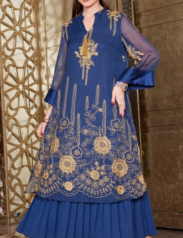 Rochie midi Shein, albastru