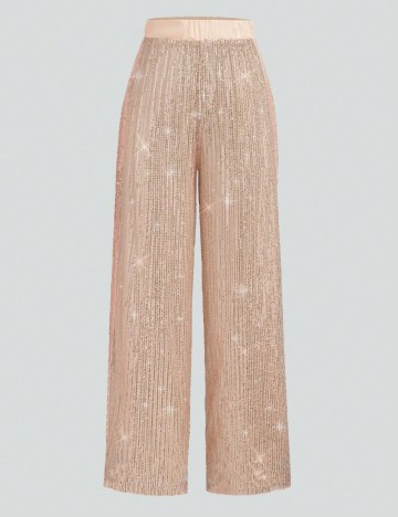 Pantaloni Shein Curve+, roz