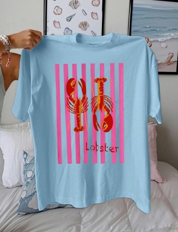 Tricou Shein, albastru