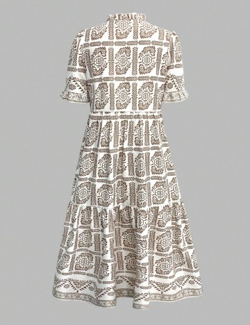 Rochie midi Shein, mix culori