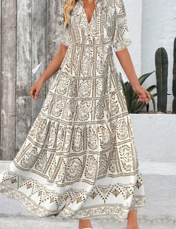Rochie midi Shein, mix culori