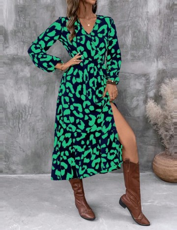 Rochie midi Shein, mix culori