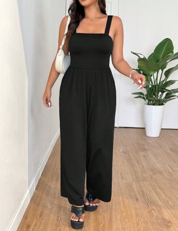 Salopetă lungă Shein Curve+, negru