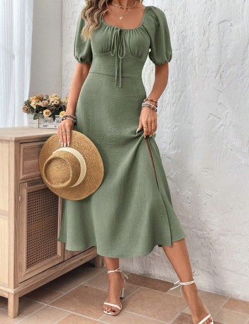 Rochie maxi Shein, verde