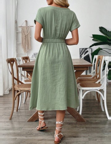 Rochie midi Shein, verde