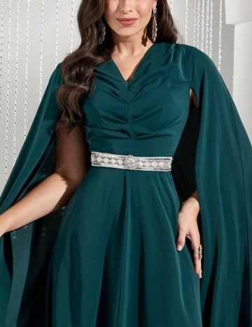 Rochie de ocazie Shein, verde