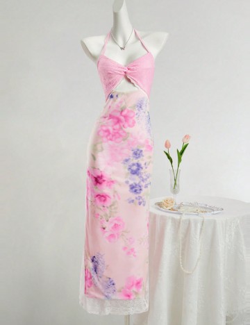 Rochie maxi Shein, mix culori