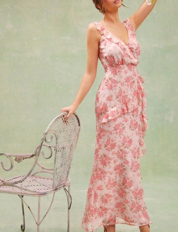 Rochie maxi Shein, roz