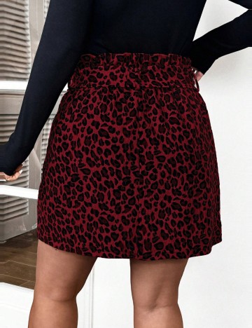 Fustă mini Shein Curve+, mix culori