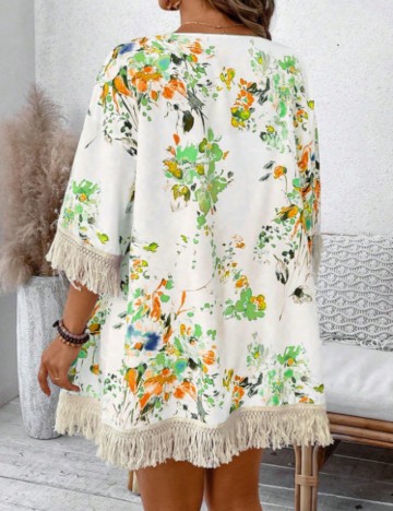 Cardigan Shein Curve+, mix culori