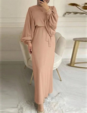 Rochie maxi Shein, crem