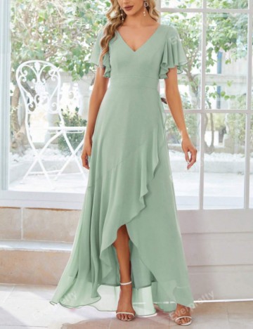 Rochie maxi Ever pretty by Shein, verde