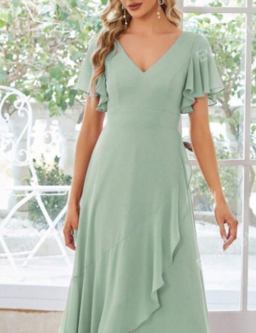 Rochie maxi Ever pretty by Shein, verde