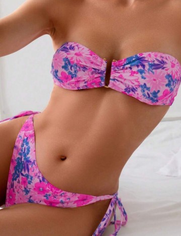 Costum de baie Shein, mix culori