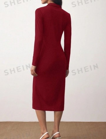 Rochie midi Shein, roșu