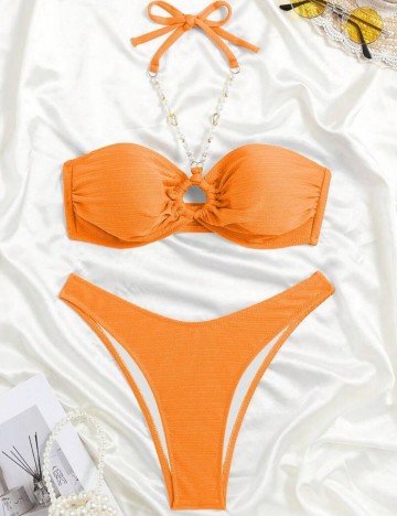 Costum de baie Shein, portocaliu