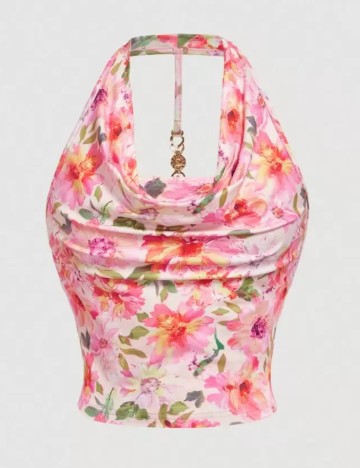 Top Shein Curve+, mix culori