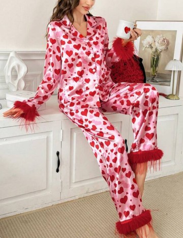 Compleu pijamale Shein, mix culori