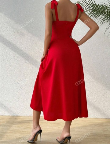 Rochie midi Shein, roșu