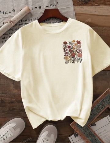 Tricou Shein, bej