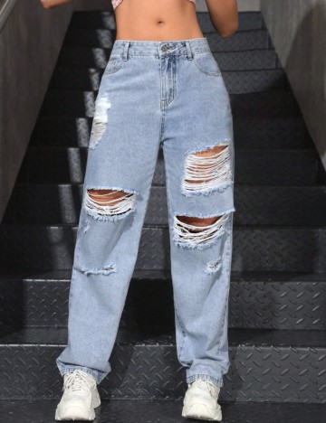 Jeans Shein, albastru