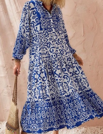 Rochie maxi Shein, mix culori