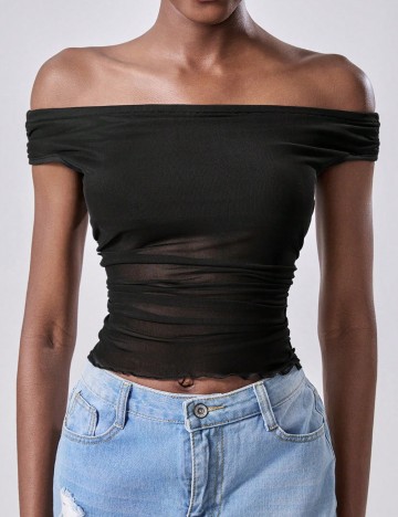 Top Shein, negru