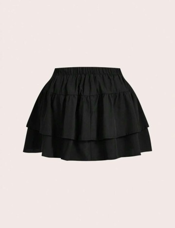 Fustă mini Shein Curve+, negru