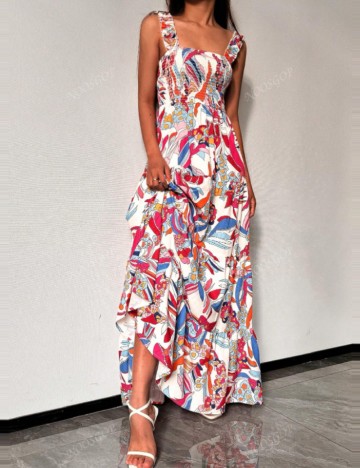 Rochie maxi Shein, mix culori