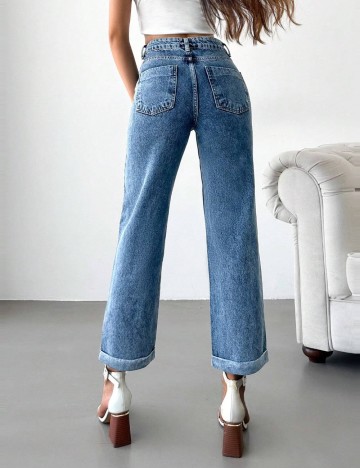 Jeans Shein, albastru