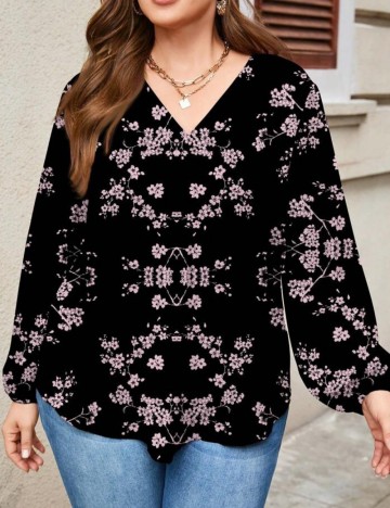 Bluză Shein Curve+, negru