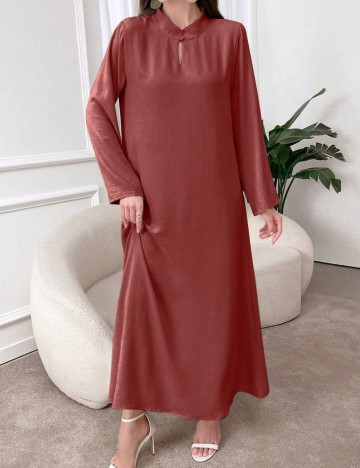 Rochie maxi Shein, cărămiziu