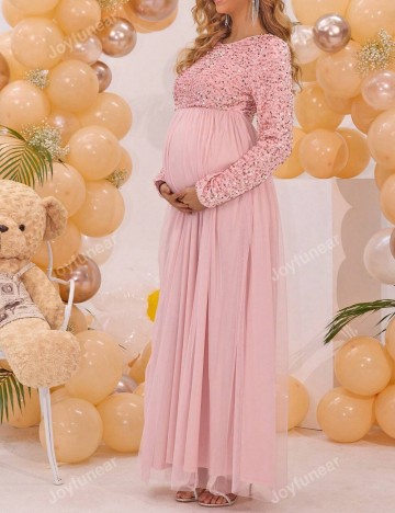Rochie de ocazie Shein, roz