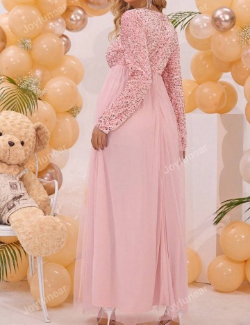 Rochie de ocazie Shein, roz