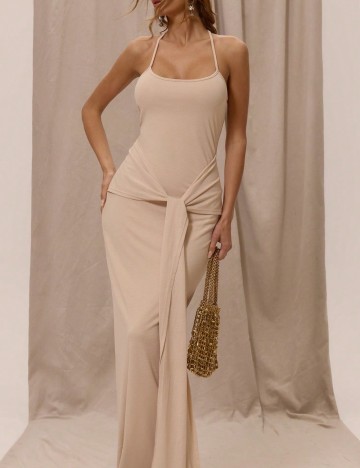 Rochie maxi Shein, bej
