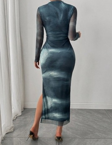 Rochie maxi Shein, mix culori