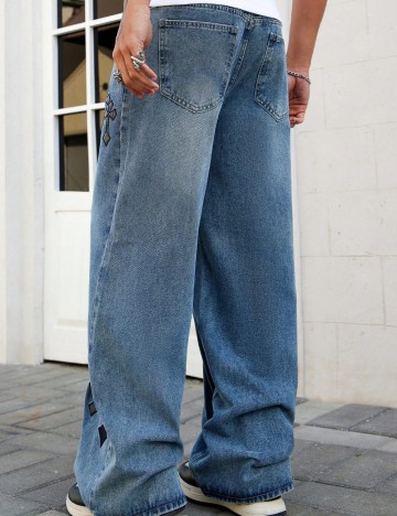Jeans Shein, albastru